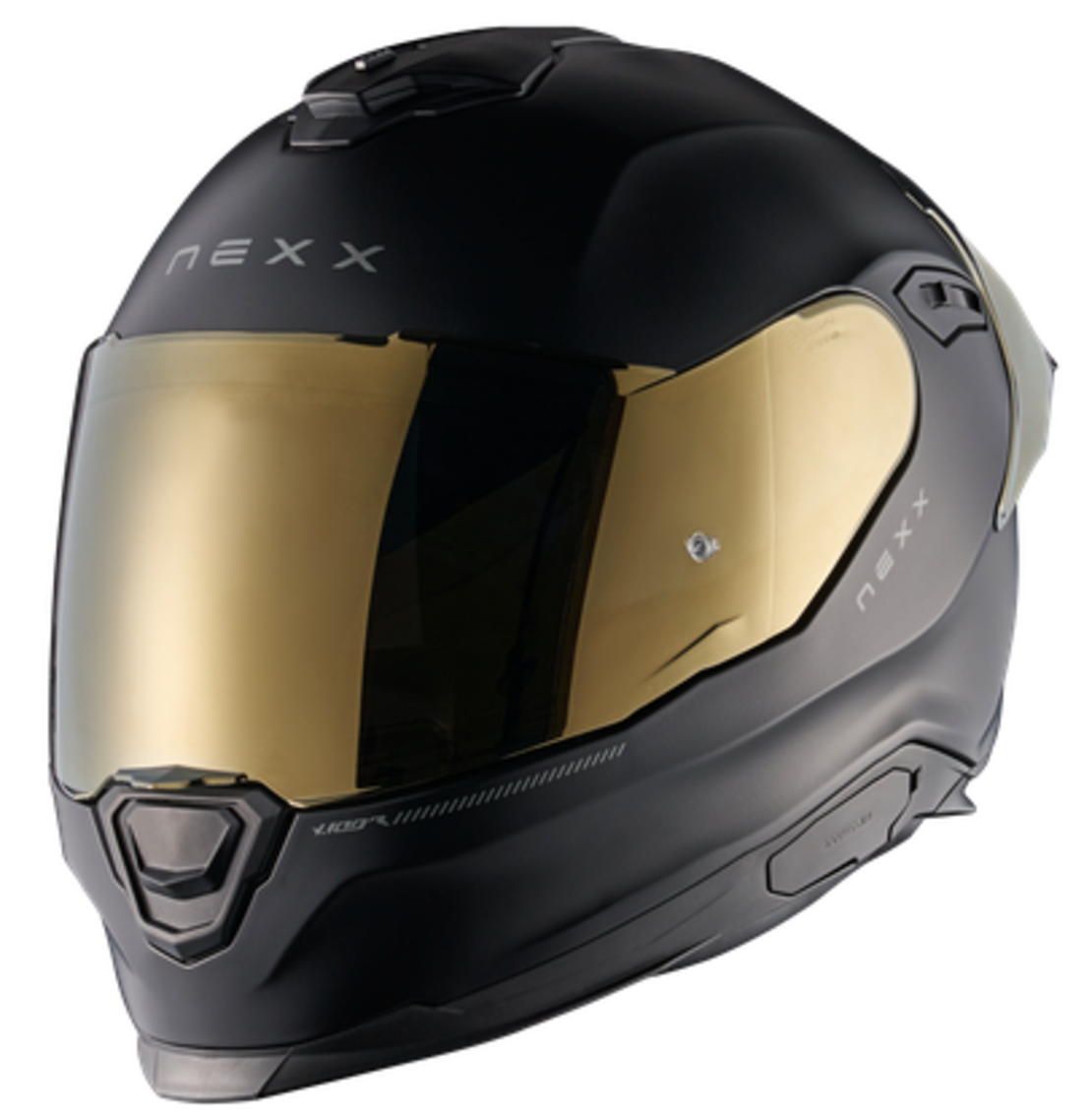 Каска NEXX Y100R SUBSONIC BLACK GOLD MATT
