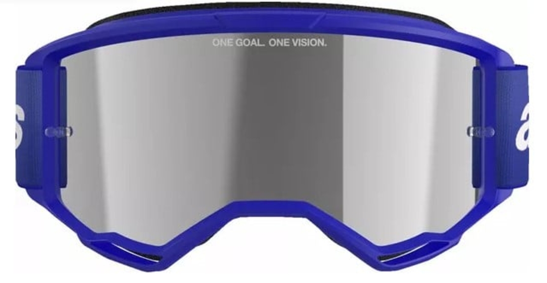 Мотокрос очила ALPINESTARS VISION 3 WORDMARK BL MIRROR-SIL