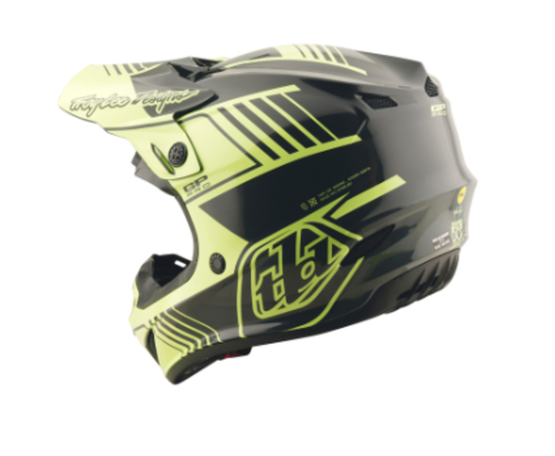 Mотокрос каска TROY LEE DESIGNS GP Pro Segment - Yellow