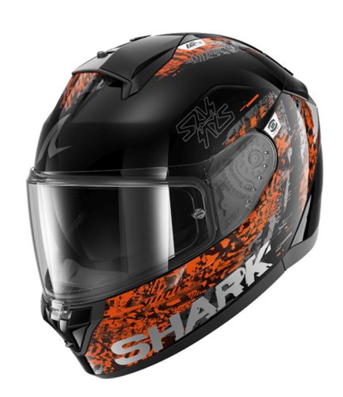 Каска SHARK RIDILL 2 SPEED-VIB MAT BLACK/ORANGE