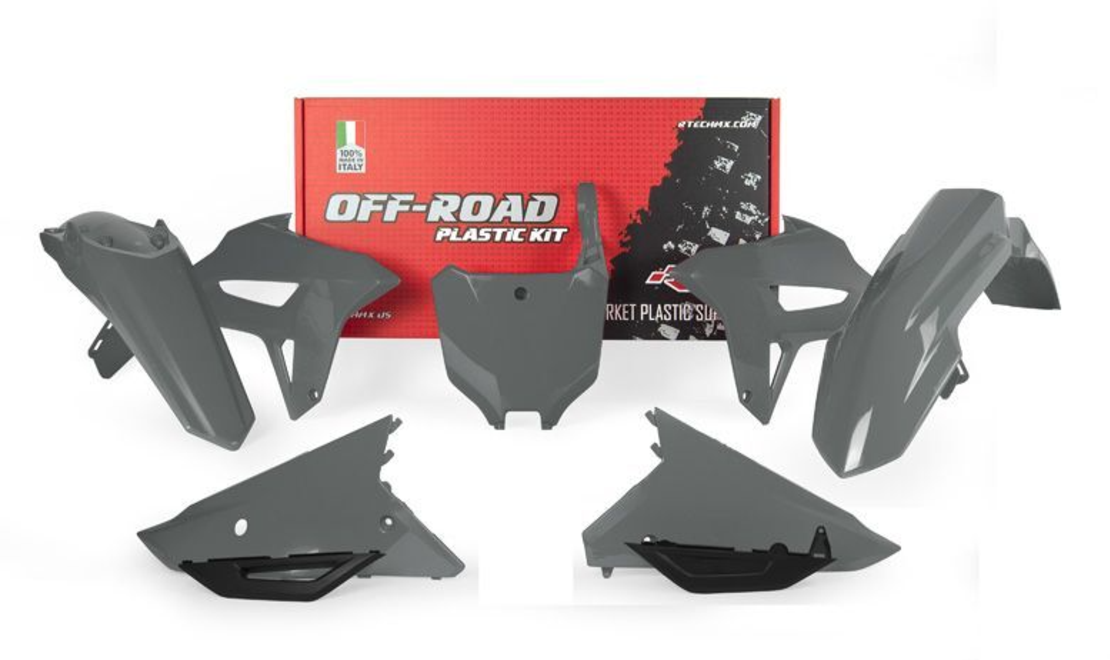 Комплект пластмаси RACETECH Plastics Kit Quantum Grey - Honda CRF450R 21-24