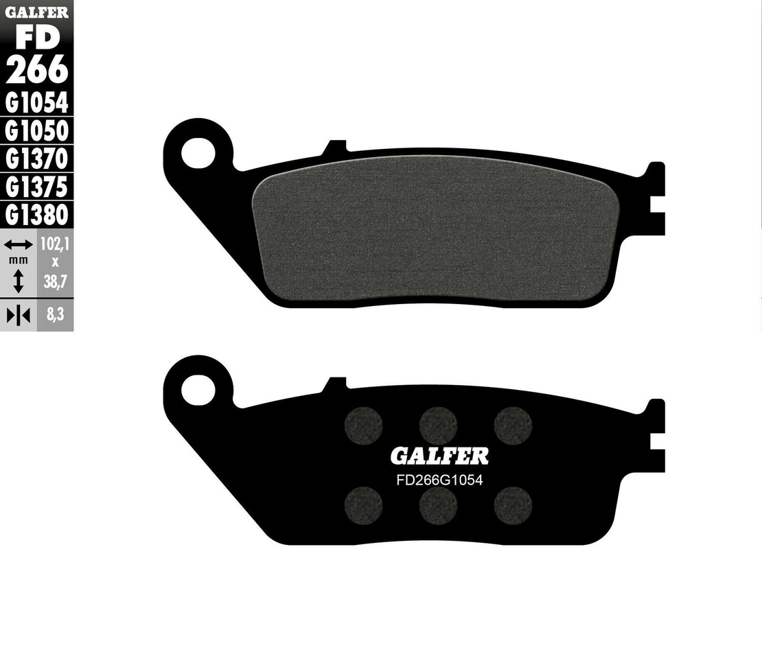 Предни мото накладки Galfer SEMI METAL FD266G1054