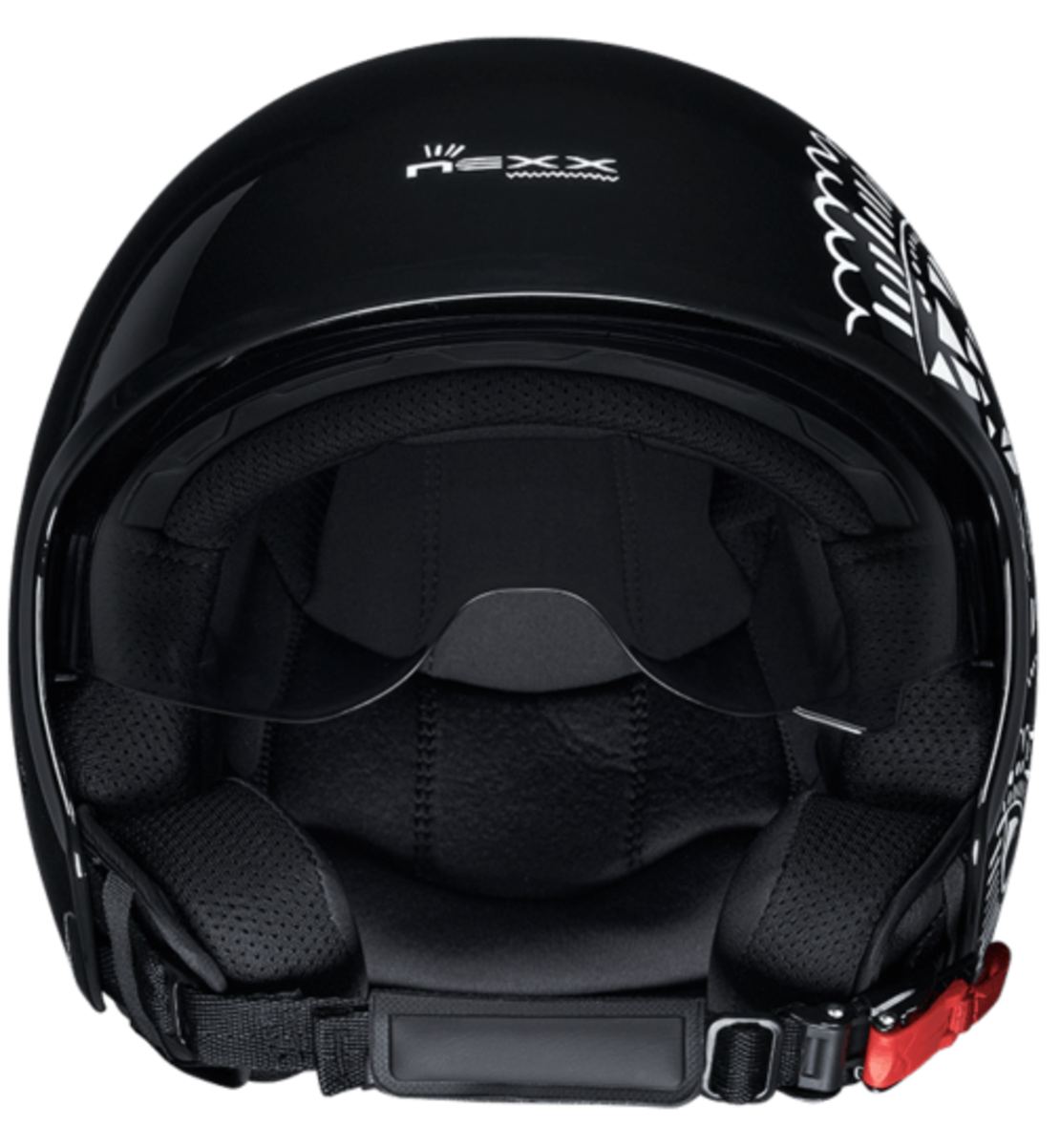 Каска за скутер NEXX  Y.10 ARTVILLE BLACK WHITE