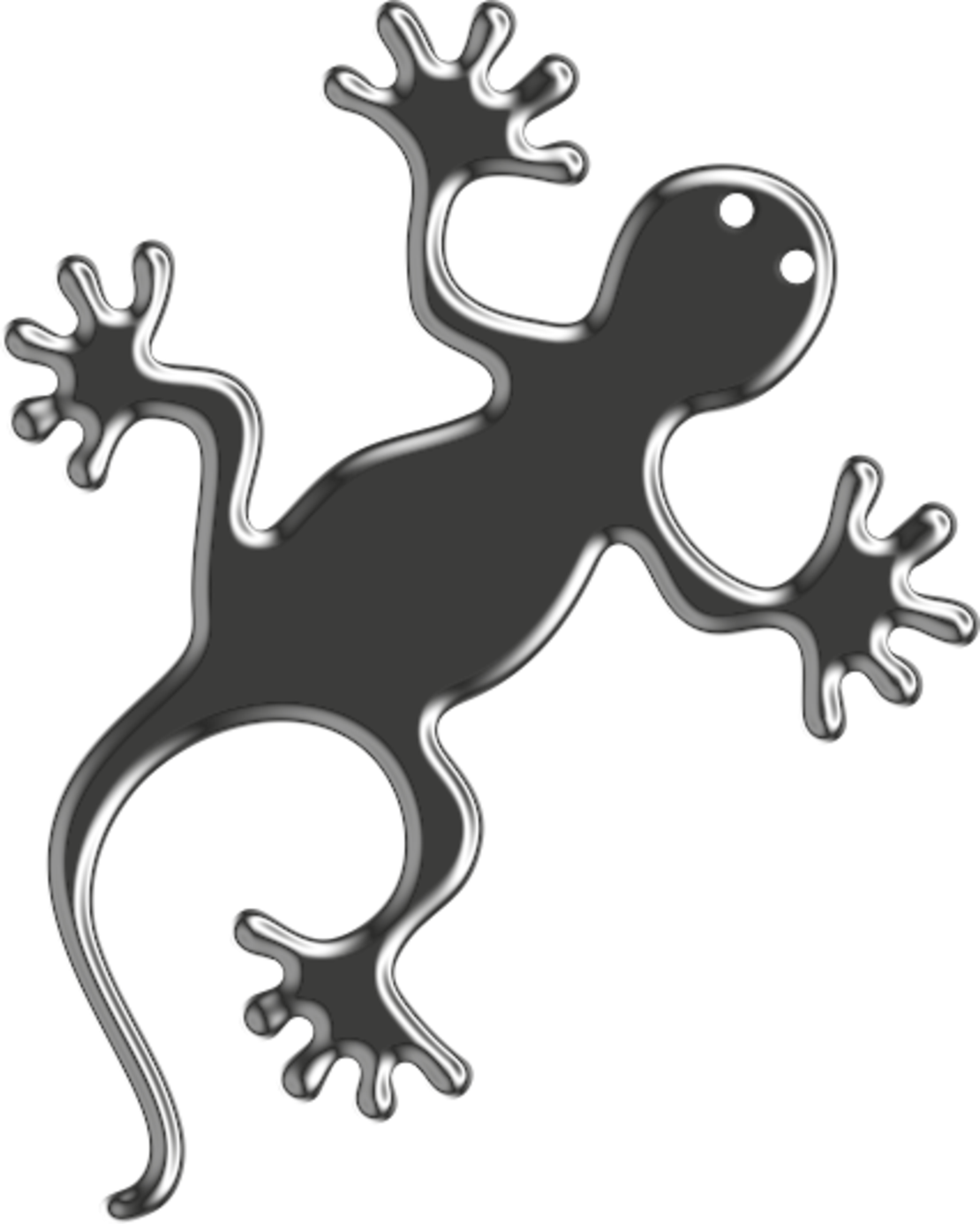 3D стикер ONEDESIGN 3DGECOBKP CHROME