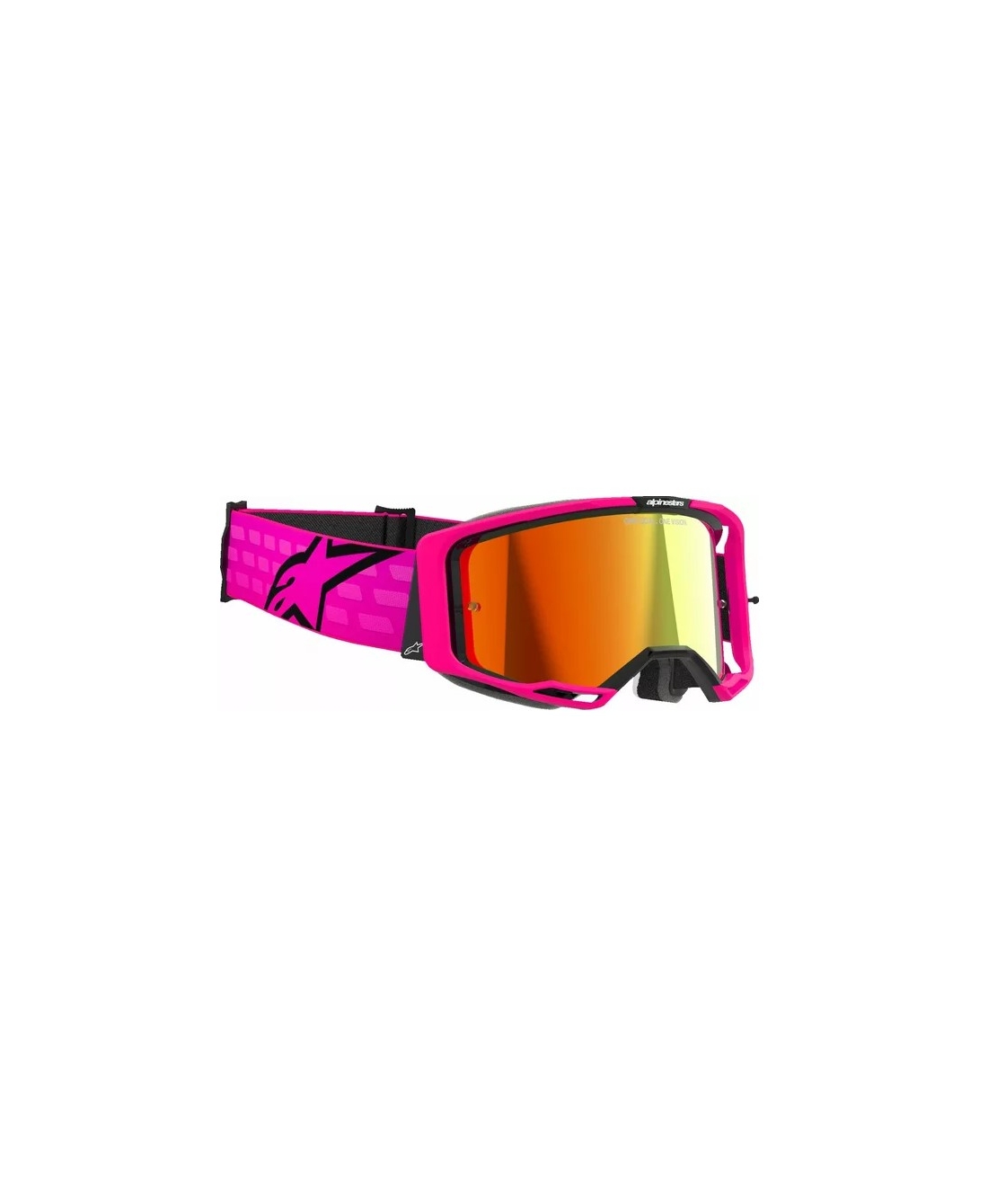 Мотокрос очила ALPINESTARS VISION 8 CORP PINK MIRROR-RED