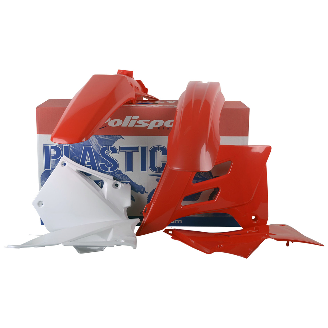 Пластмасов MX /Enduro кит Polisport за Gas Gas 2005-06 Red/White