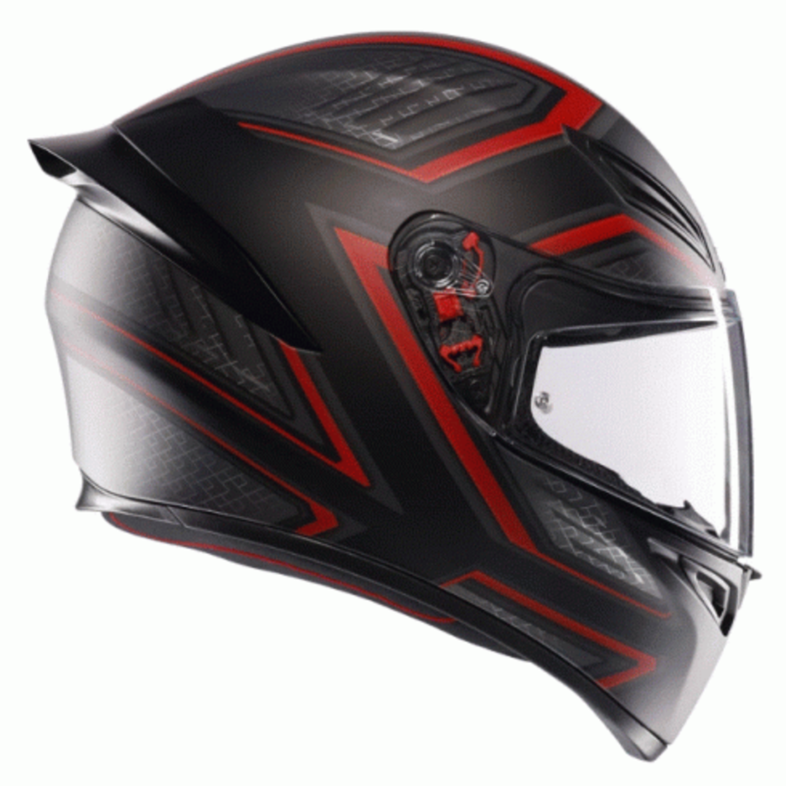 Каска AGV K1 S SLING MATT BLACK/RED