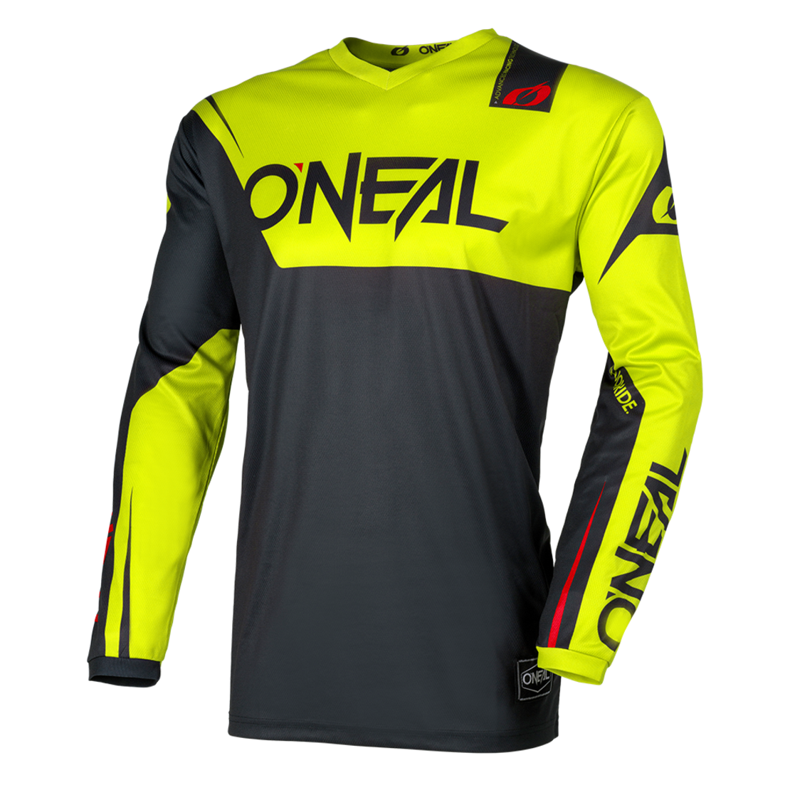 Мотокрос блуза O`NEAL ELEMENT RACEWEAR BLACK/NEON YELLOW V.26