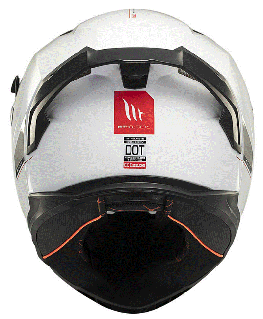 Каска MT BRAKER SV SOLID A0 GLOSS PEARL WHITE
