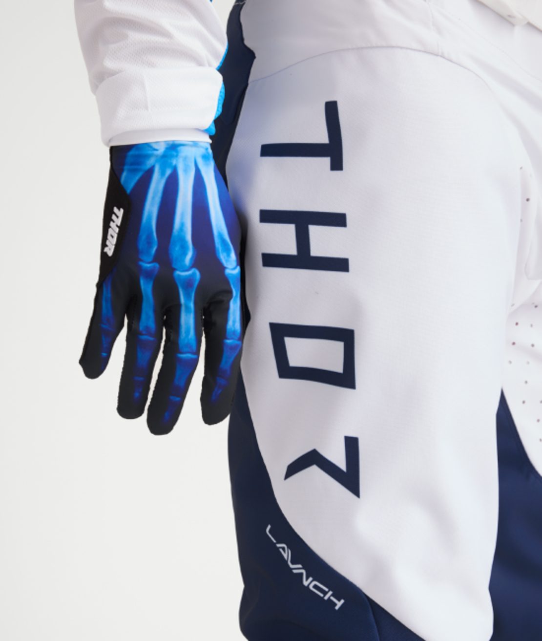 Мотокрос брич THOR LAUNCHMODE STORM WHITE