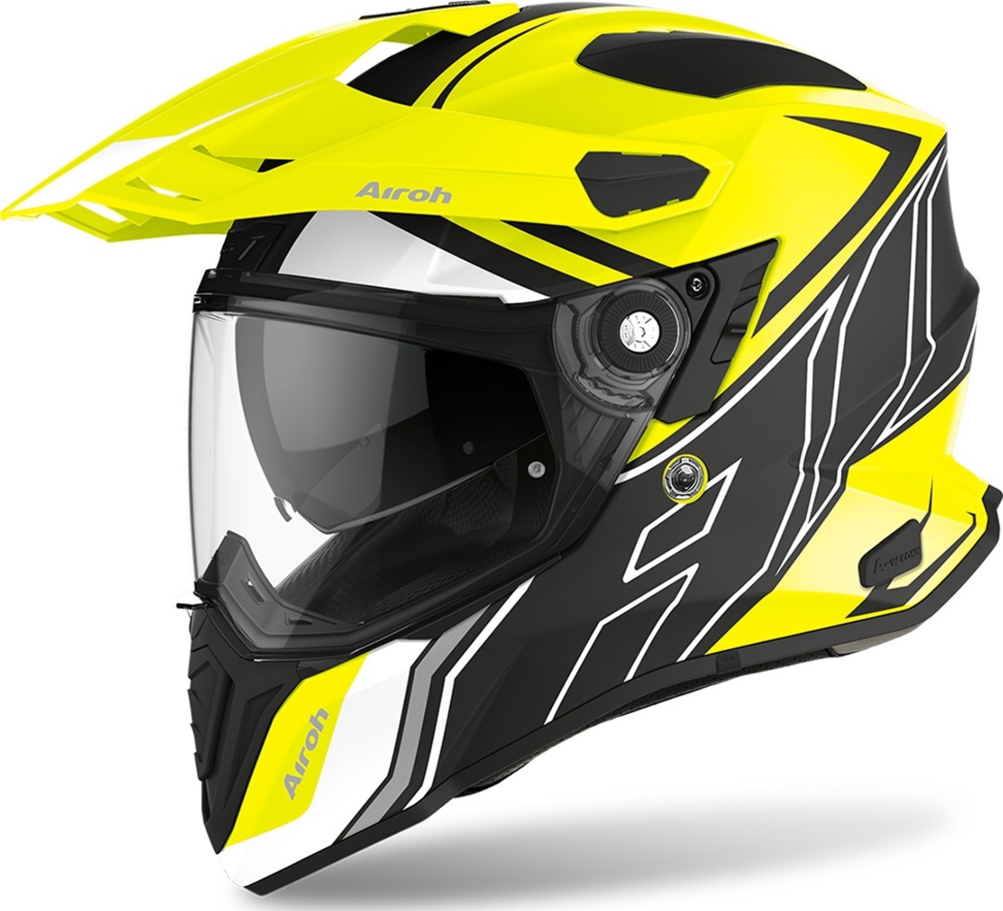 Каска AIROH COMMANDER DUO YELLOW MATT