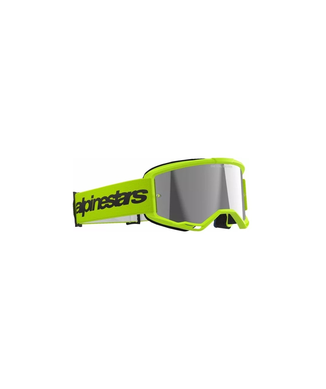 Мотокрос очила ALPINESTARS VISION 3 WORDMARK YLW FLUO MIRROR-SIL