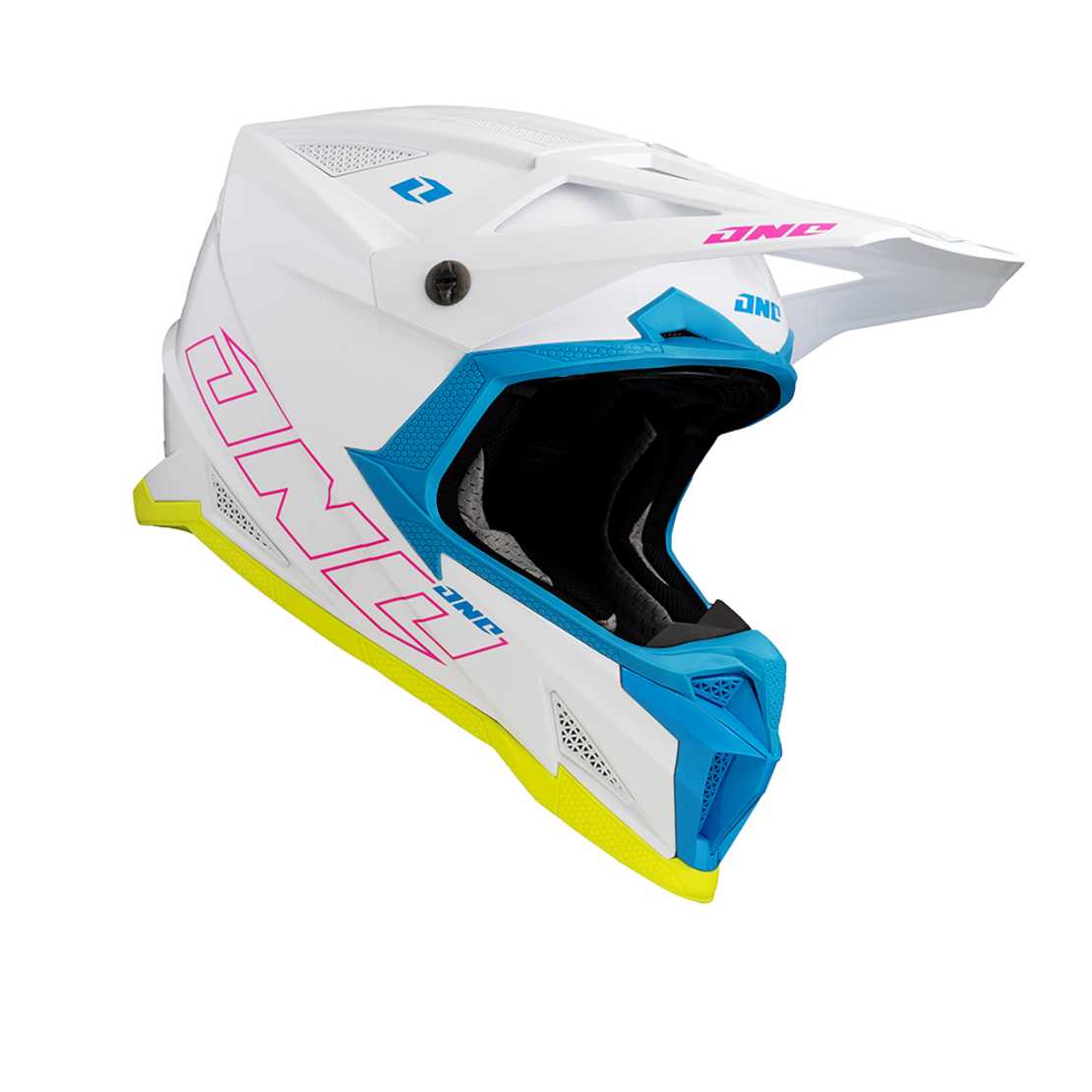Мотокрос каска ONE INDUSTRIES X-297 HORIZON MIAMI WHITE