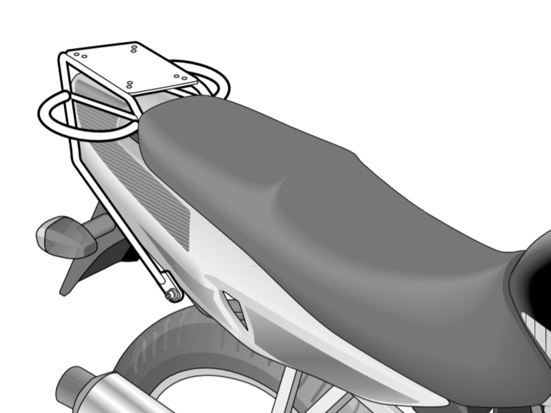 Монтажен комплект за куфари SHAD TOP MASTER SUZUKI GS 500 01 '10