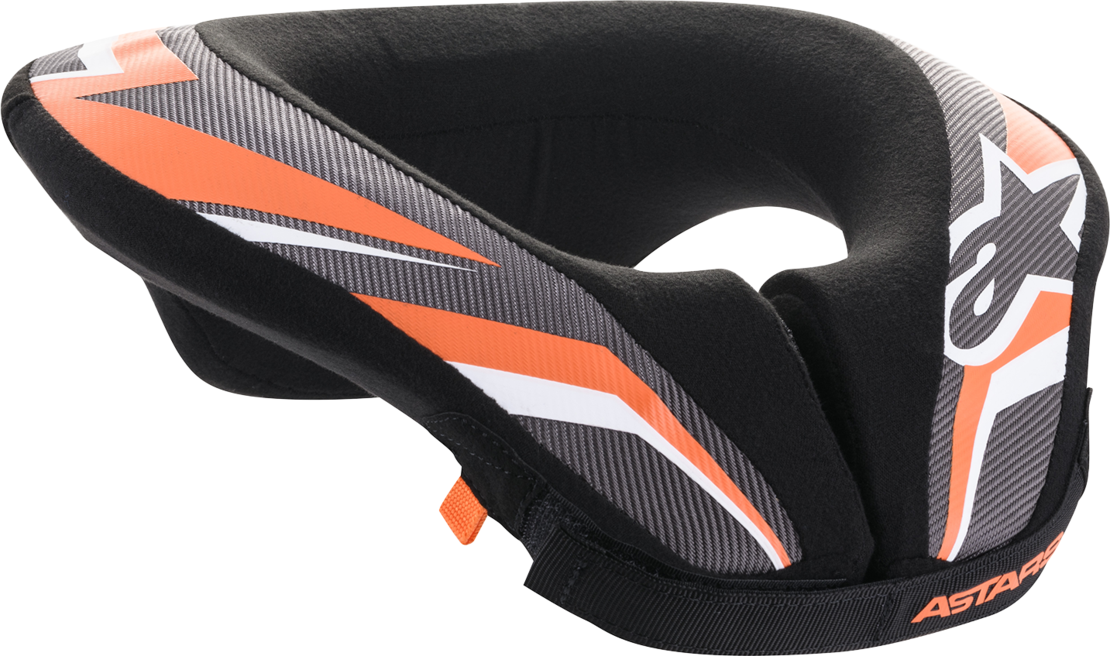 Детска протекторна яка ALPINESTARS Sequence Neck Roll BLACK/ORANGE