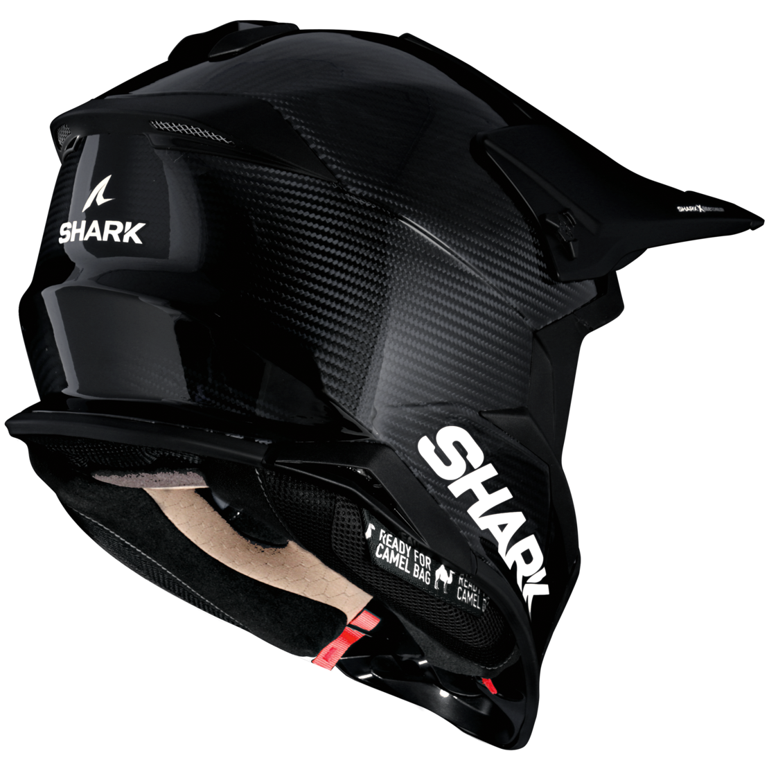 Мотокрос каска SHARK VARIAL RS CARBON SKIN WHITE