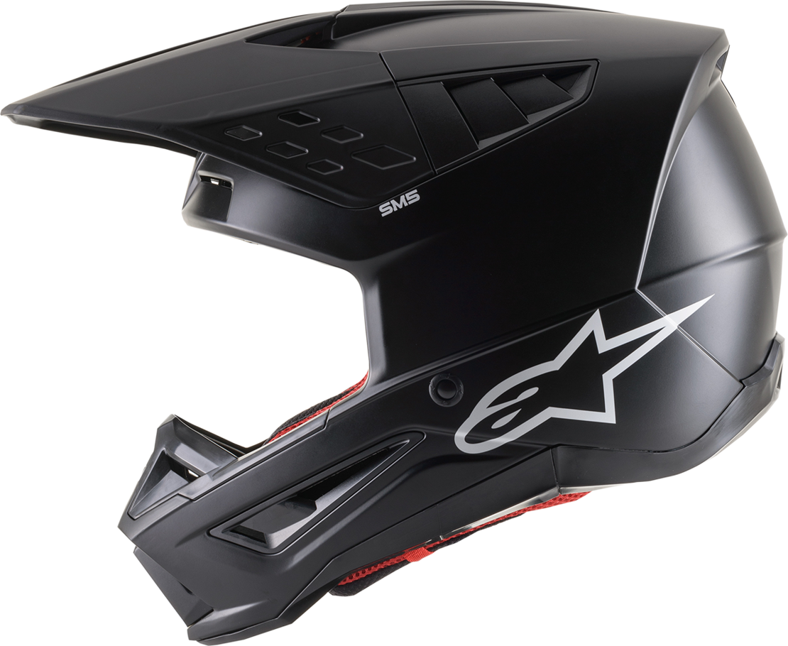Мотокрос каска ALPINESTARS SM5 SOLID BLACK