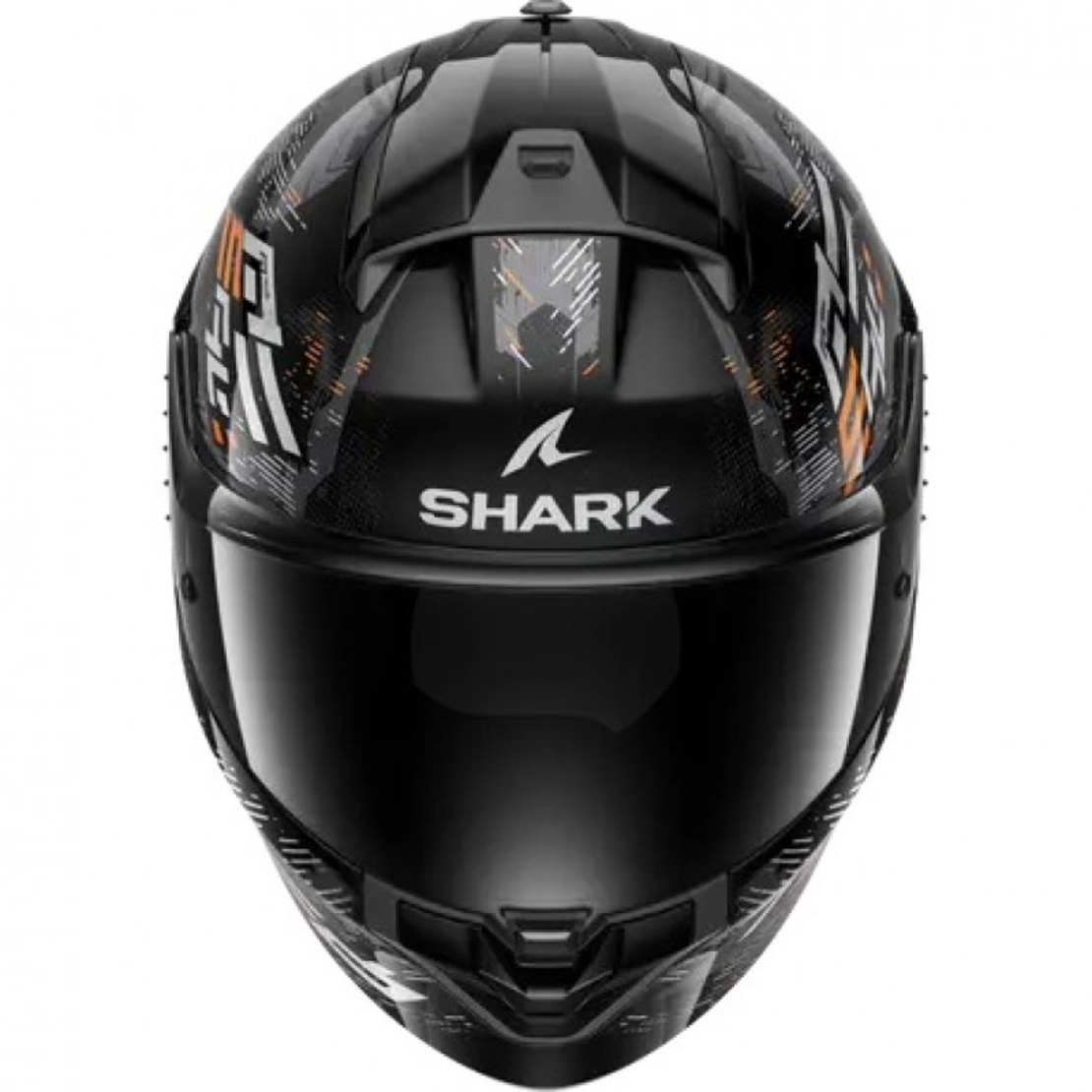 Каска SHARK RIDILL 2 MOLOKAI GLOSS BLACK/GRAY/ORANGE