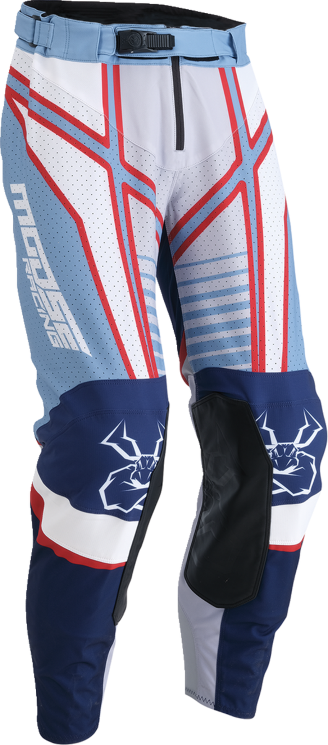 Мотокрос брич MOOSE RACING AGROID GRAY/BLUE/RED