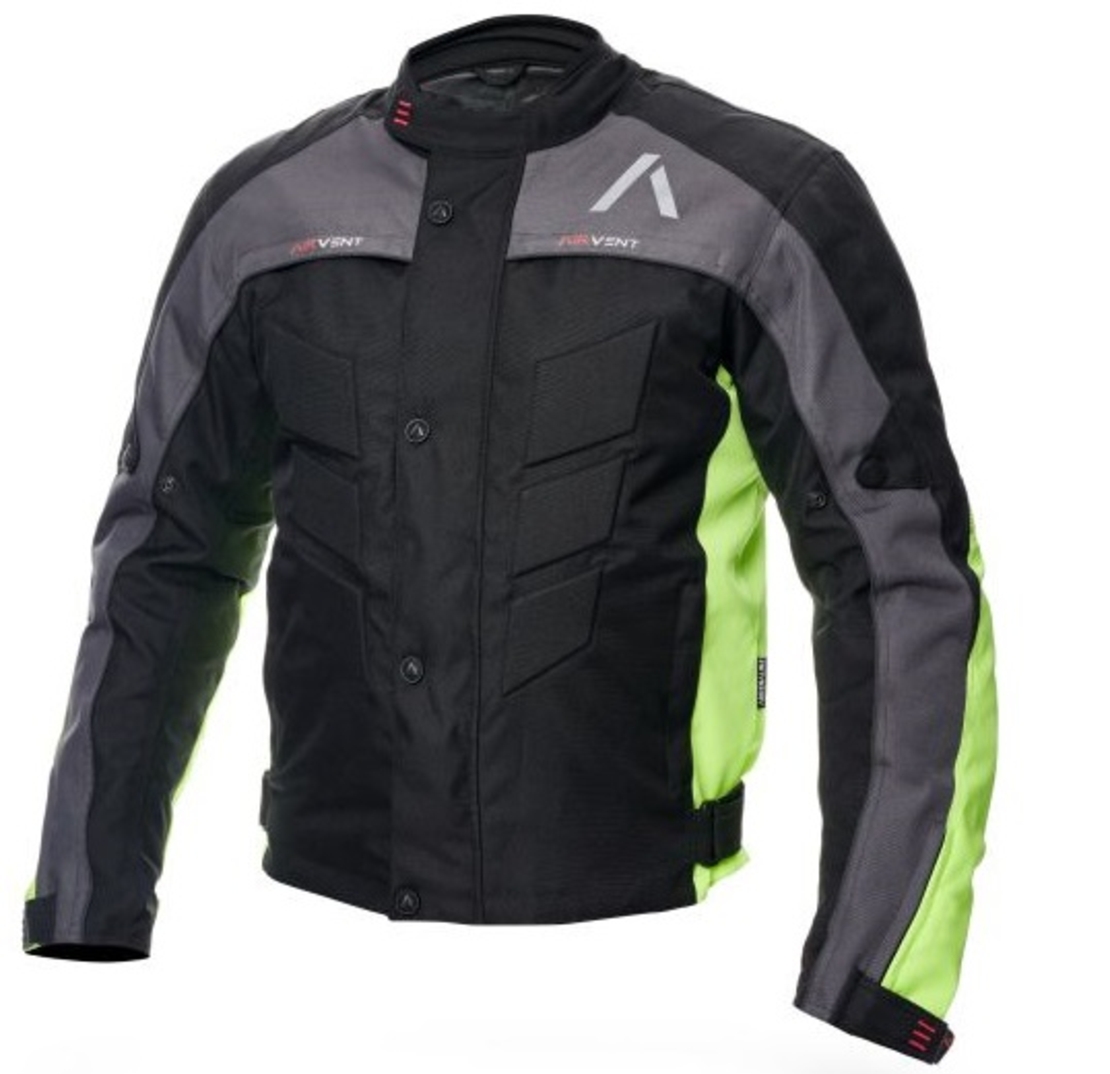 Текстилно мото яке ADRENALINE PYRAMID 2.0 BLACK/GREY/FLUO