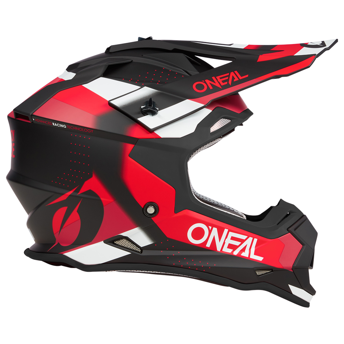 Мотокрос каска O'NEAL 2SERIES SPYDE V.23 BLACK/RED/WHITE
