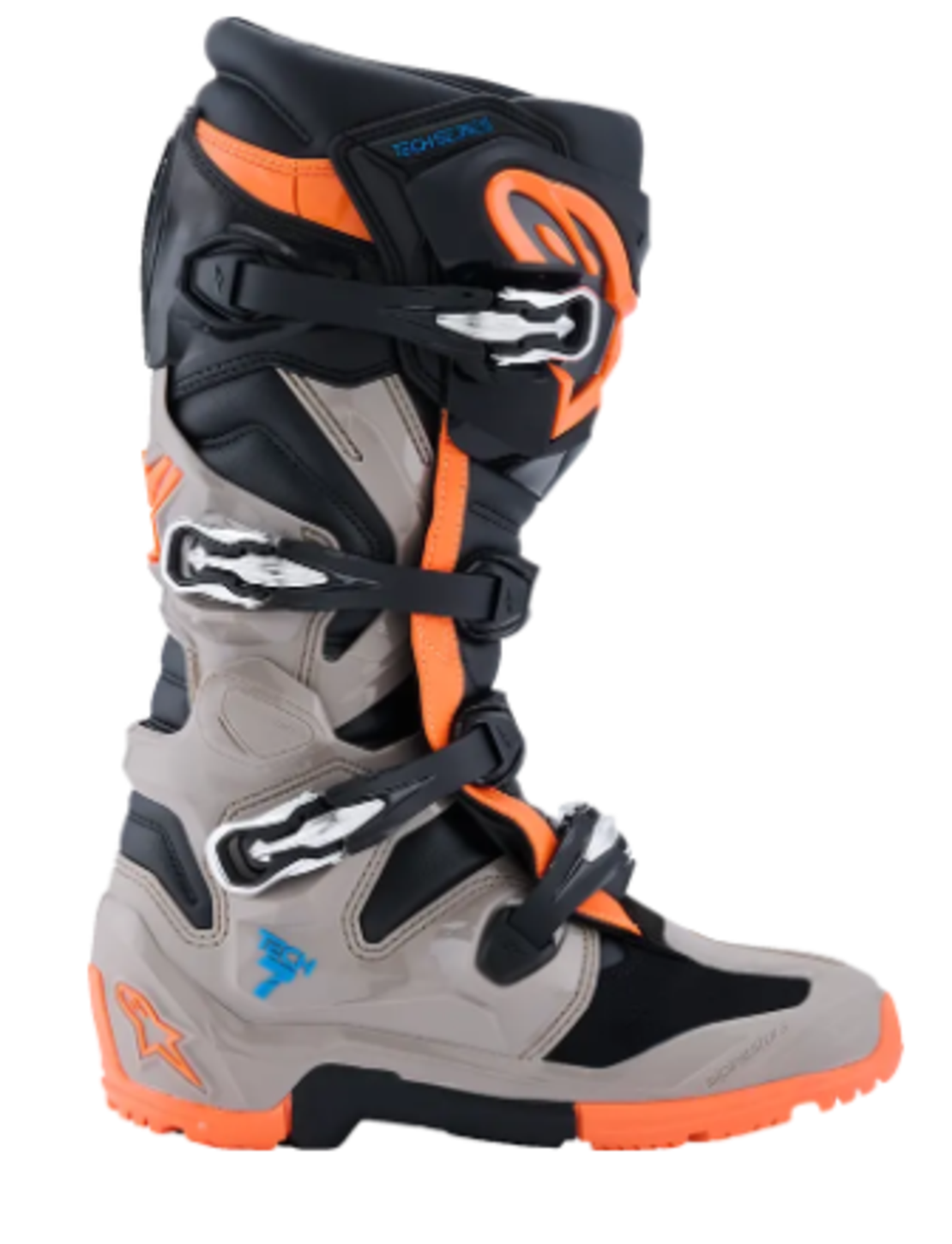 Мотокрос ботуши ALPINESTARSECH TECH 7 ENDURO BACK/GREY/ORANGE