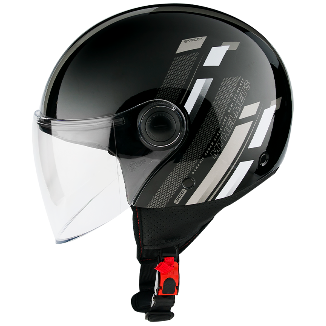КАСКА ЗА СКУТЕР MT STREET SCOPE GLOSS GREY