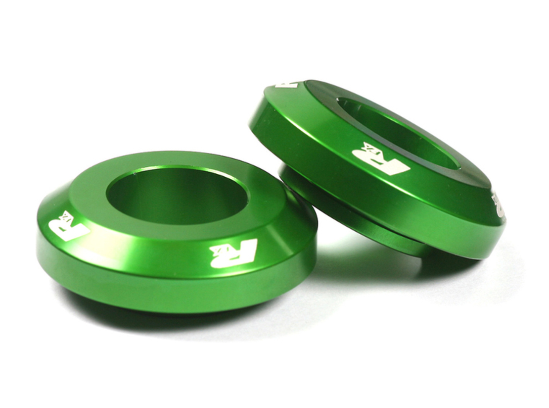 Втулки за джанти RFX Pro FAST Wheel Spacers Rear (Green) KX 125/250 03-08