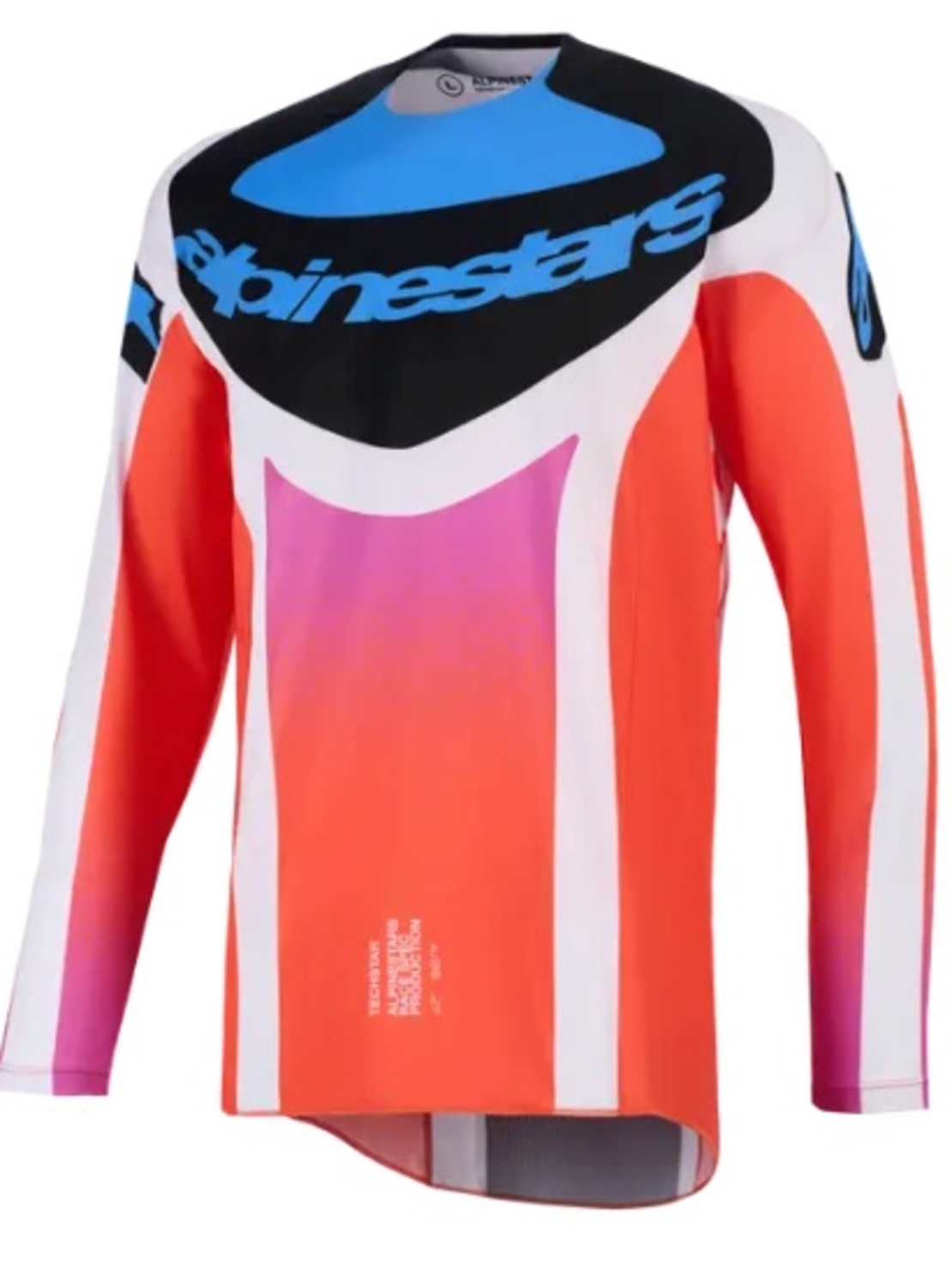 Мотокрос джърси Alpinestars TECHSTAR KNIF GRAY/BLACK/ORANGE