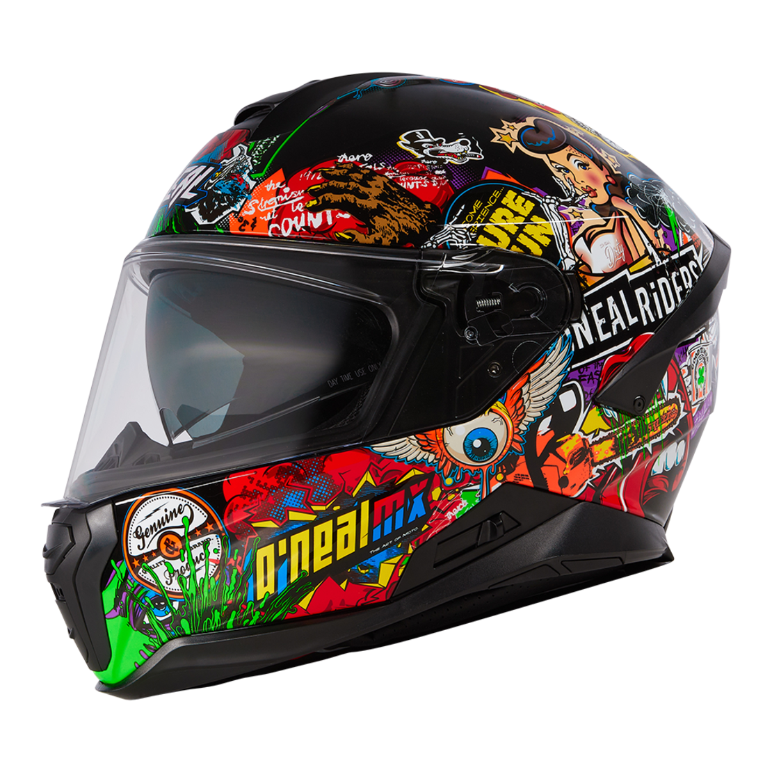 Каска O'NEAL CHALLENGER CRANK BLACK/MULTI V.24