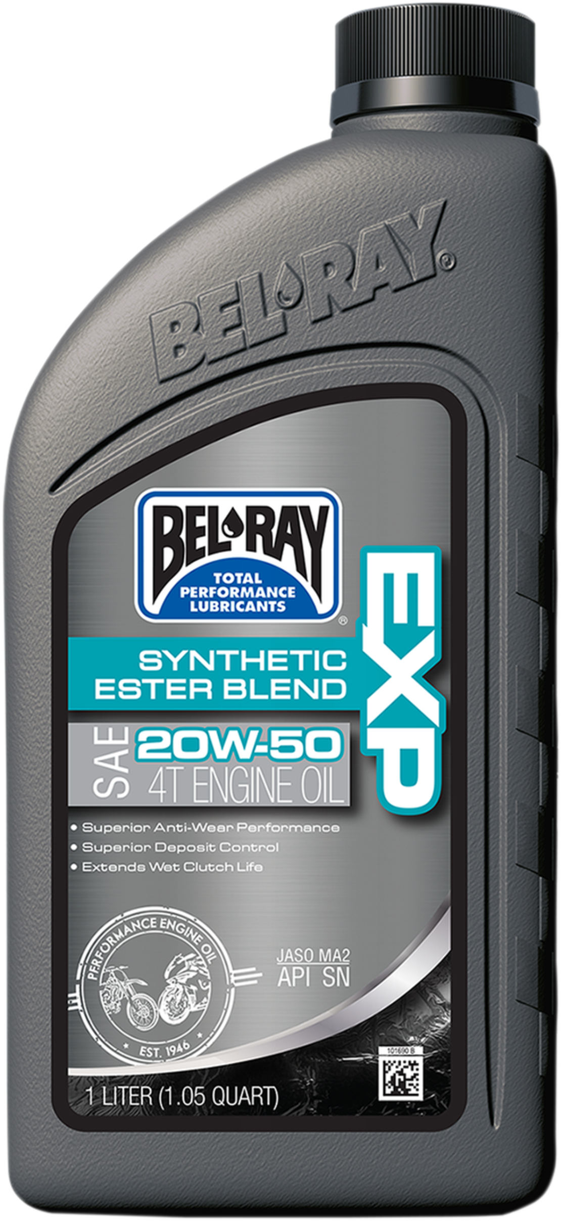 Масло BEL-RAY EXP Synthetic Ester Blend 4T 20W-50 1L