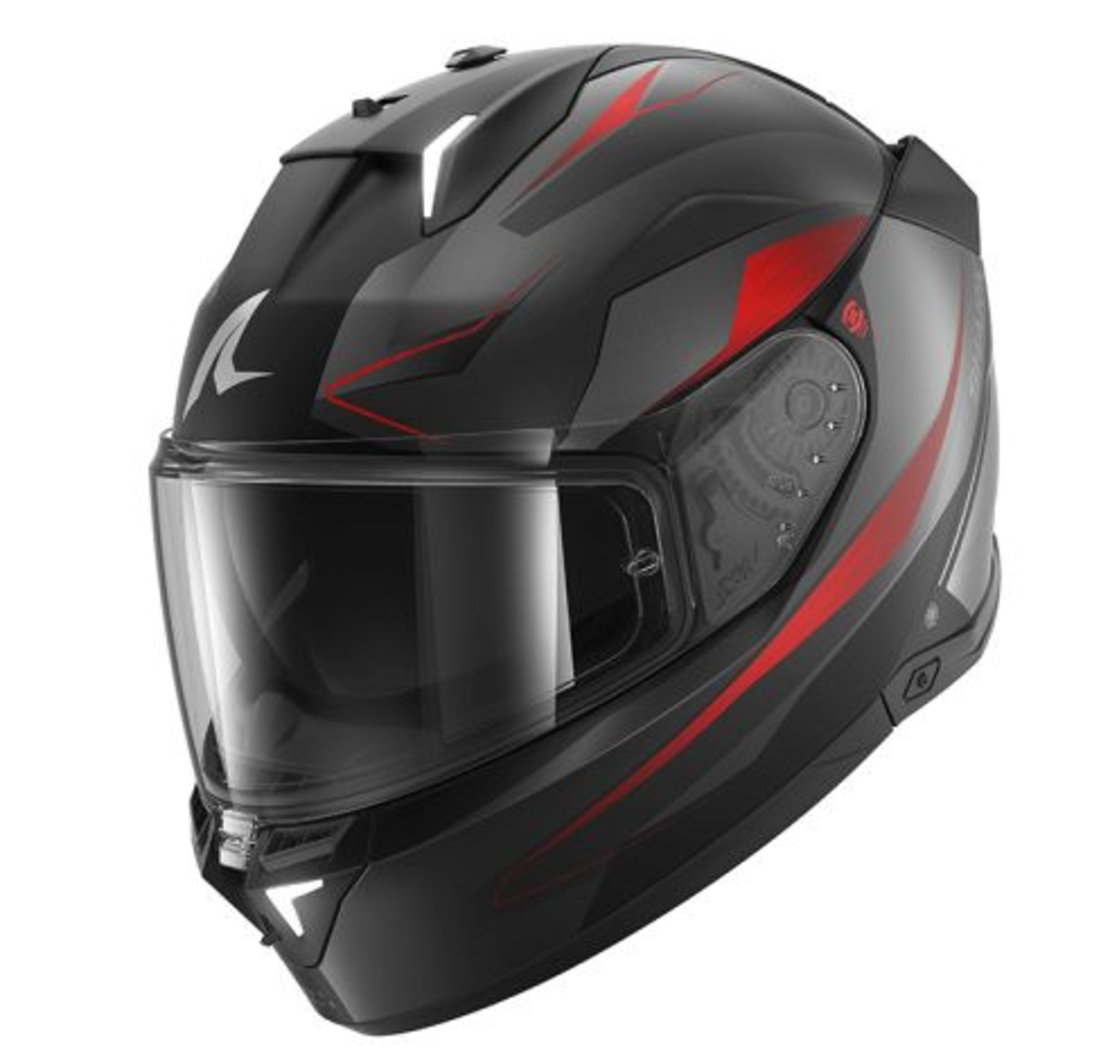 Каска SHARK SKWAL i3  MEKARIUM MAT BLACK/GREY/RED