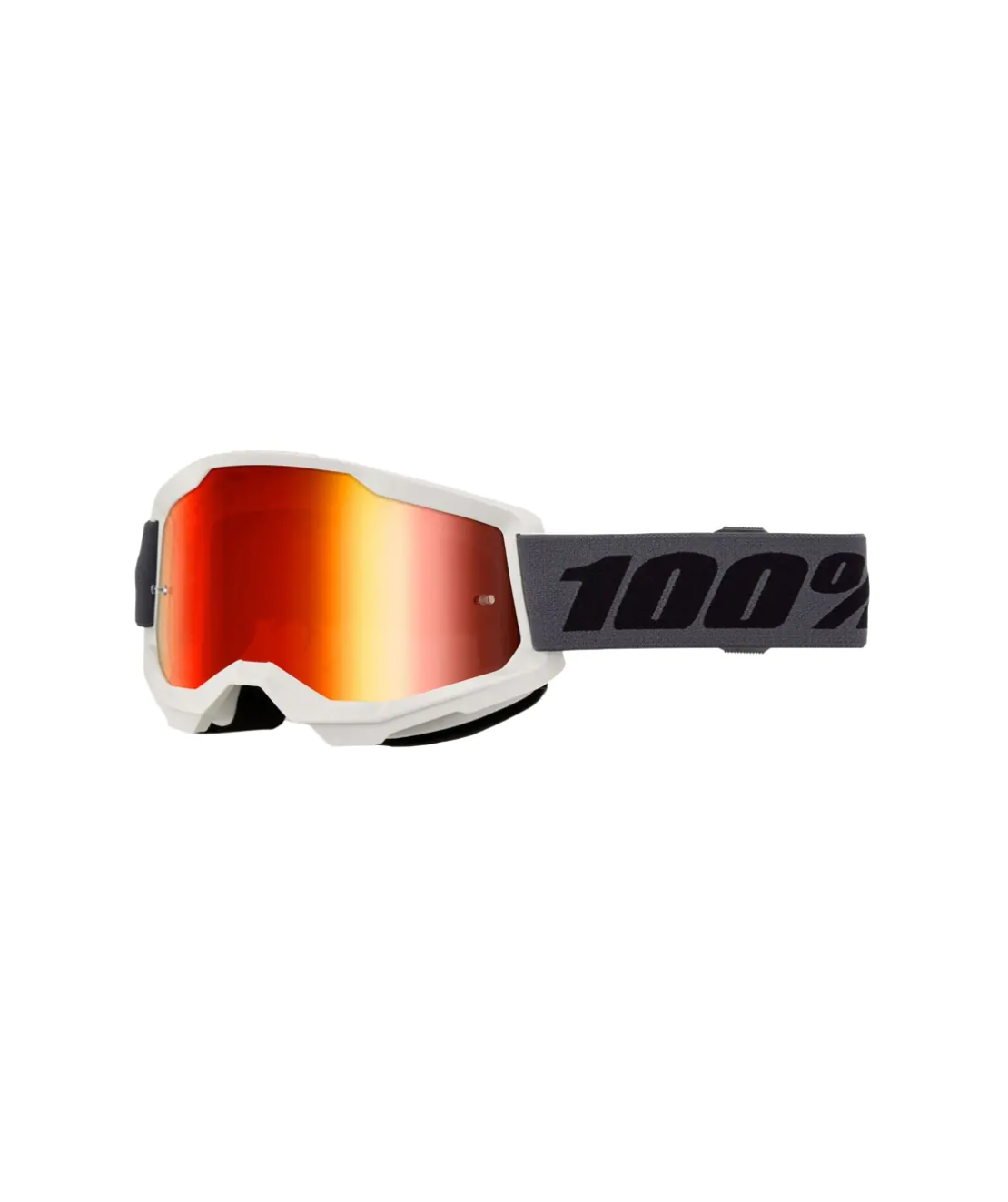 Мотокрос очила 100%  STRATA 2 GREY/RED MIRROR