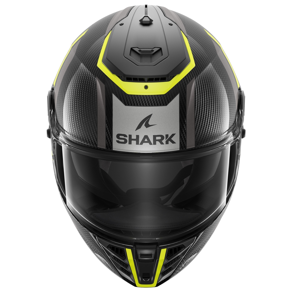 Каска SHARK SPARTAN RS CARBON SHAWN GLOSS BLACK/GRAY/YELLOW FLUO