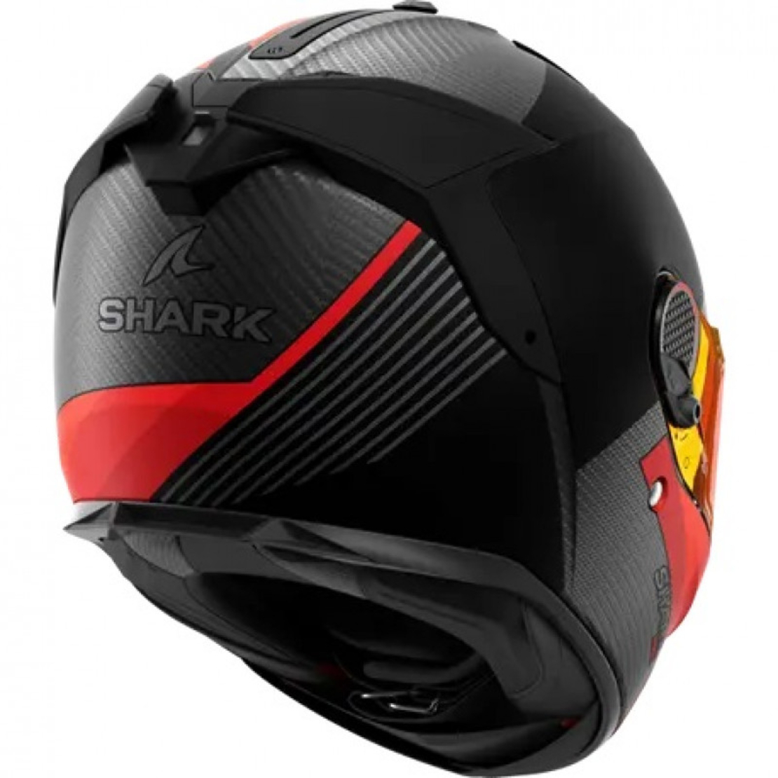 Каска SHARK SPARTAN GT PRO DOKHTA CARBON MATT BLACK/RED