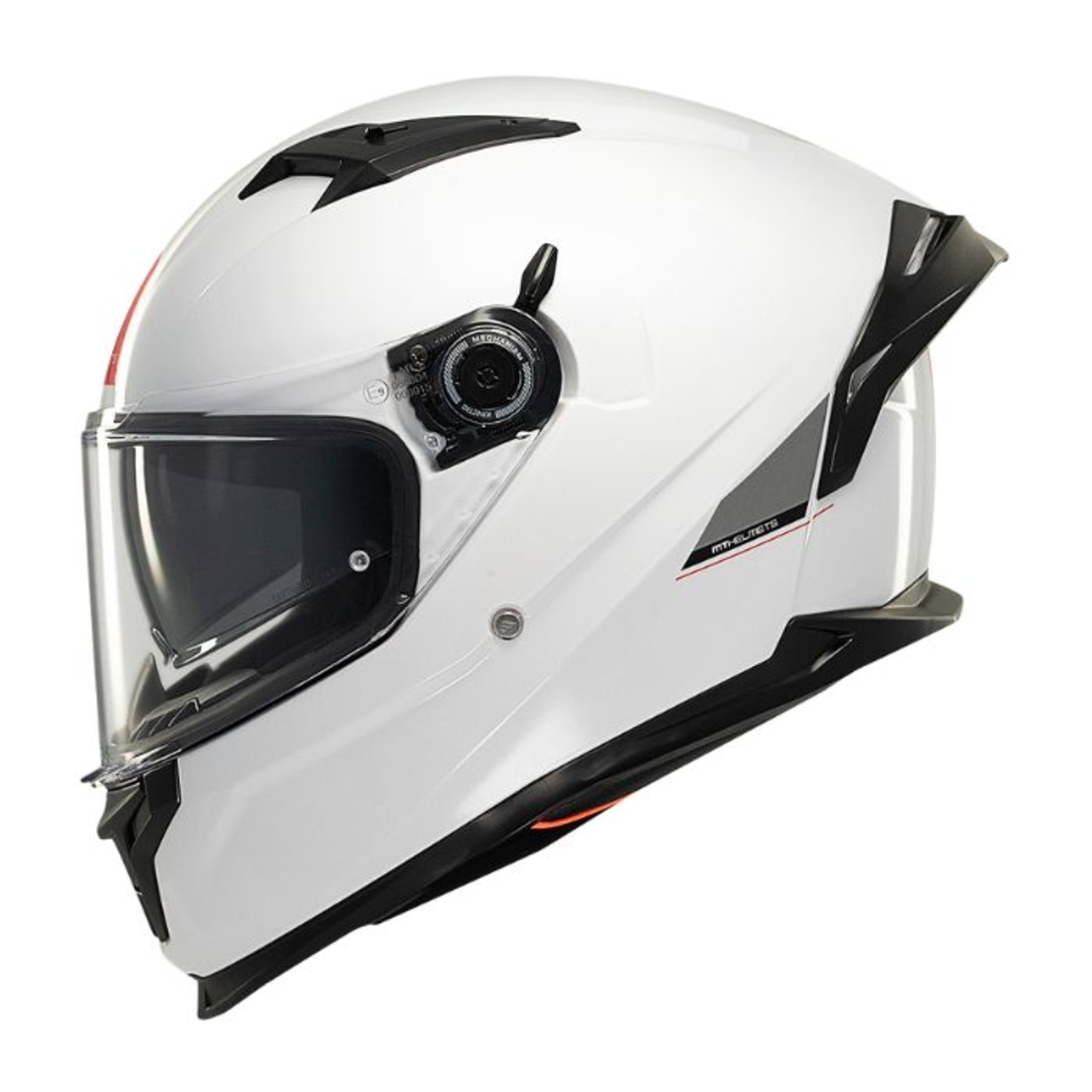 Каска MT BRAKER SV SOLID A0 GLOSS PEARL WHITE