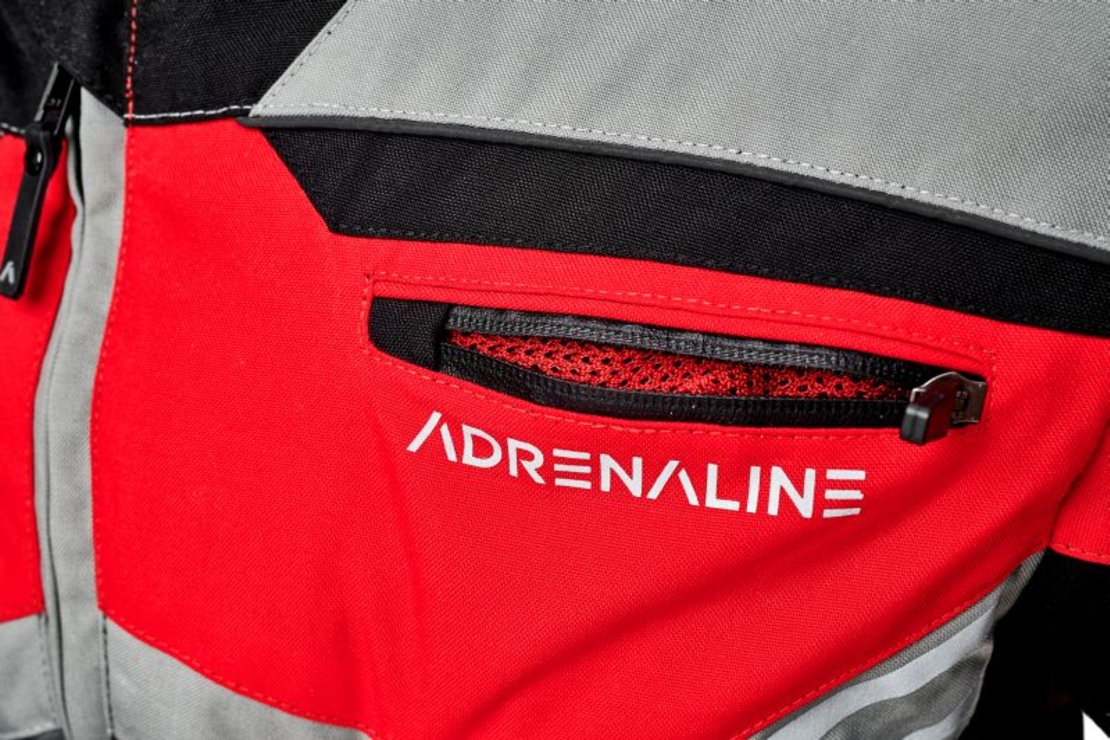 Текстилно мото яке ADRENALINE SCORPIO BLACK/RED/GRAY