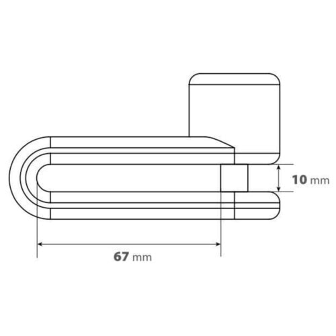 Заключвалка диск Pinch XL Ø 10 mm red 91566