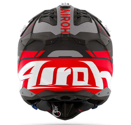 Каска AIROH AVIATOR 3 SPIN RED MATT