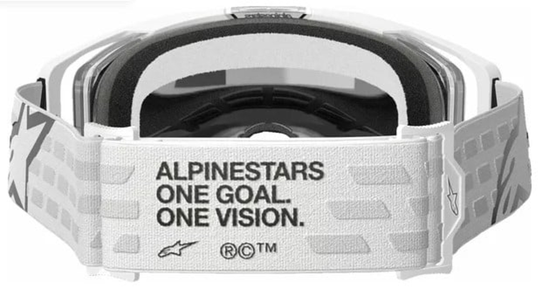 Мотокрос очила ALPINESTARS VISION 8 CORP WHT MIRROR-SILVER