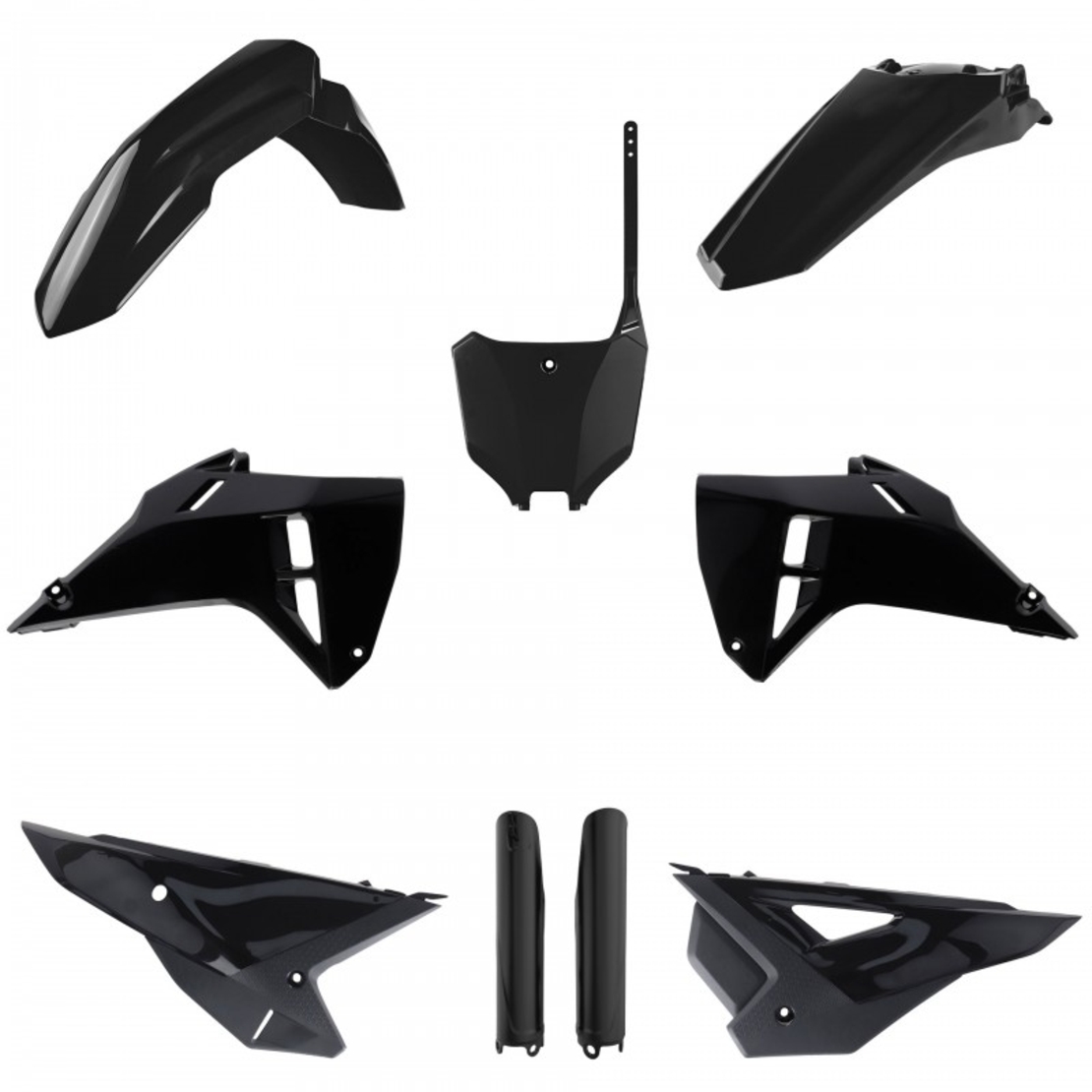 Комплект пластмаси POLISPORT Full Plastic Kit Honda CRF 250R (2025) Black
