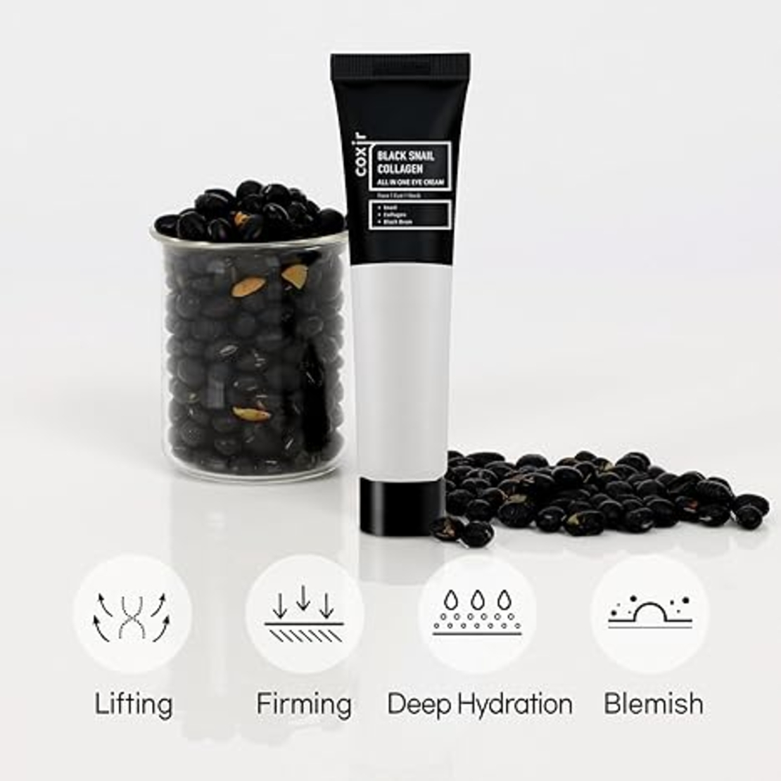 Coxir Black Snail Collagen All In One Eye Cream 30ml