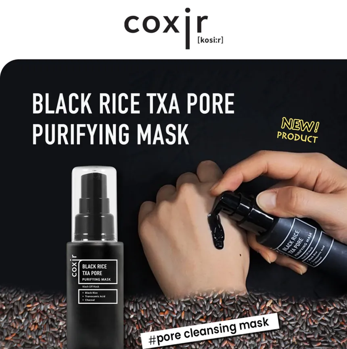 Coxir Black Rice TXA Pore Mask 50ml
