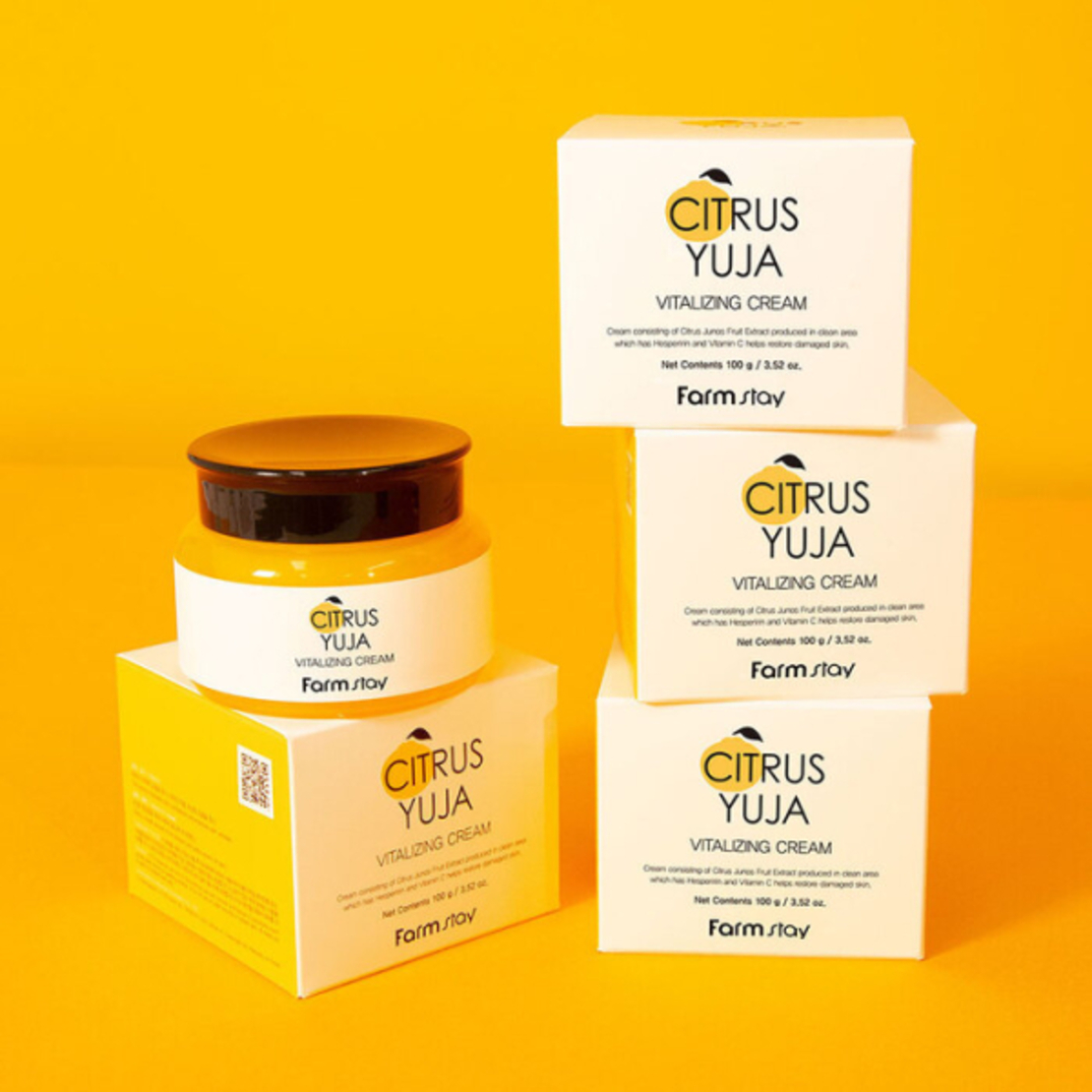 FARMSTAY Citrus Yuja Vitalizing Cream 100ml