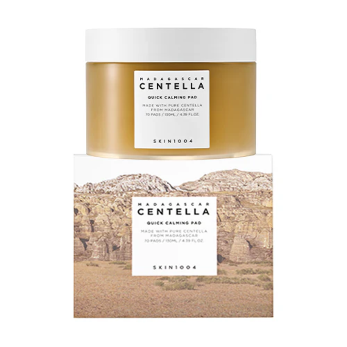 Skin 1004 Madagascar Centella Quick Calming Pad x70 pads 130ml