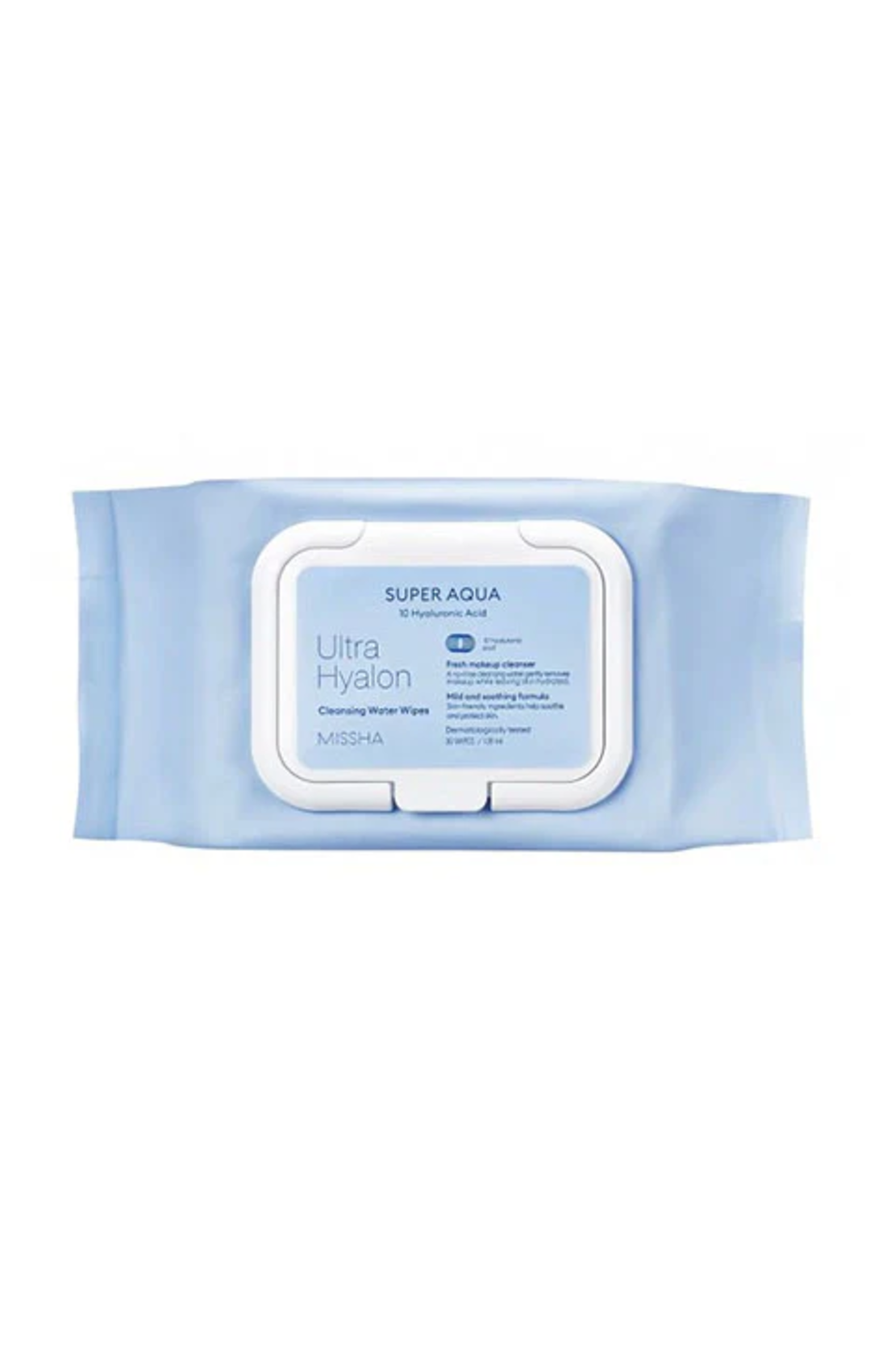 Missha Super Aqua Ultra Hyalron Cleansing Water Wipes (30 бр.)