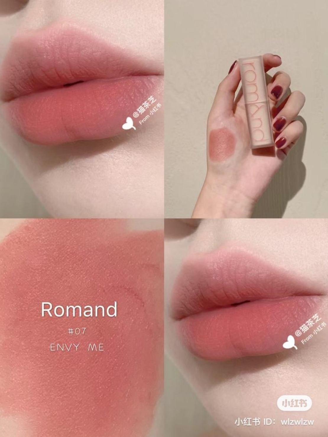 Rom&nd Zero Matte Lipstick 07 Envy