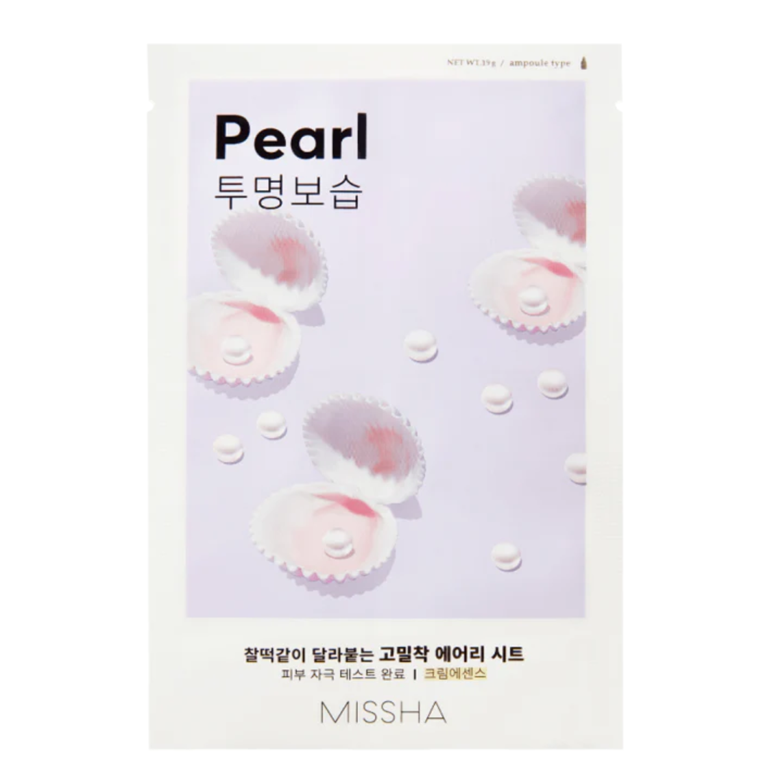 Missha Airy Fit Sheet Mask Pearl 19g
