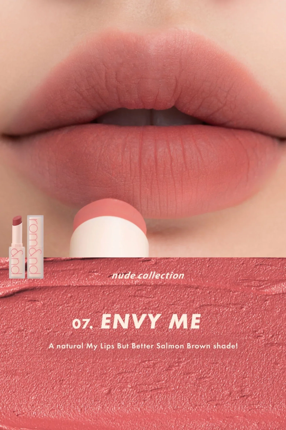 Rom&nd Zero Matte Lipstick 07 Envy
