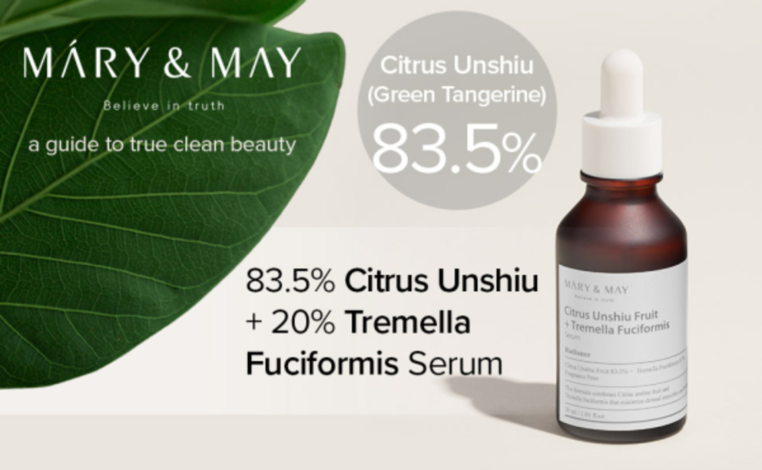 Mary and May Citrus Unshiu & Tremella Fuciformis Serum 30ml